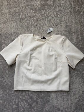 NWT Express Skimming Ponte Boxy Tee- size medium